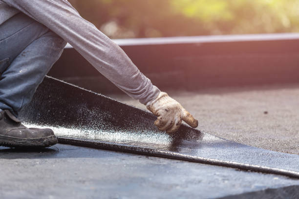 Professional Exterior Waterproofing technician working in Richmond, MN